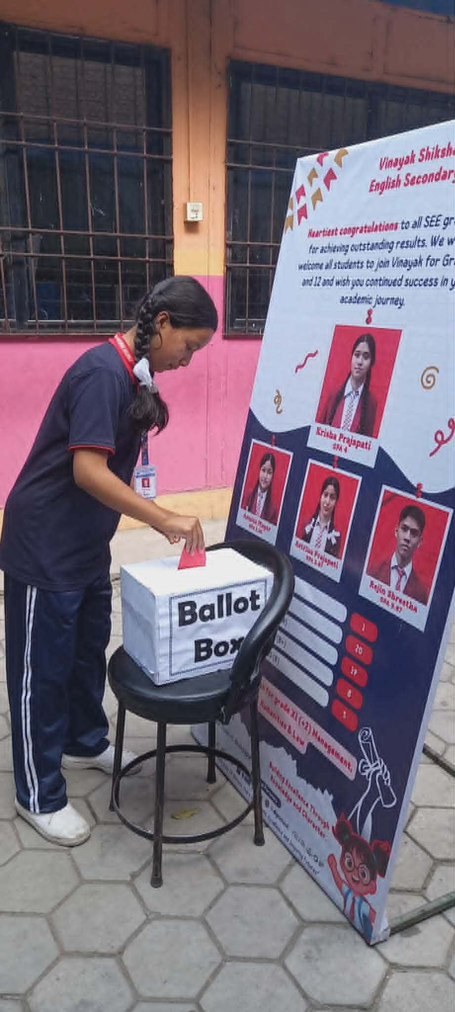 चुनावी प्रक्रियाद्वारा विद्यार्थी प्रतिनिधि छनोट