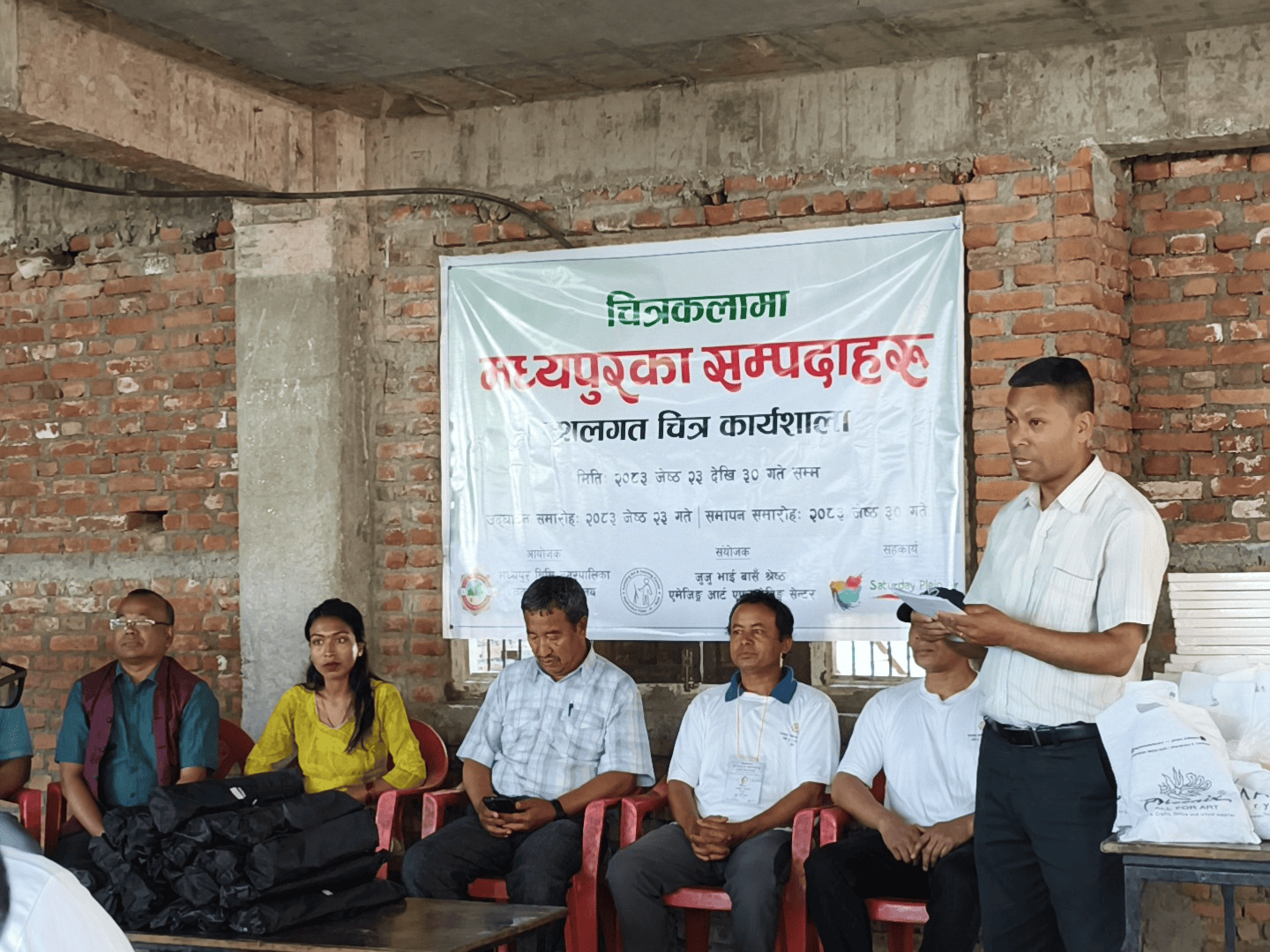 मध्यपुर बोडेमा ७ दिने स्थलगत चित्रकला कार्यशाला सुरु