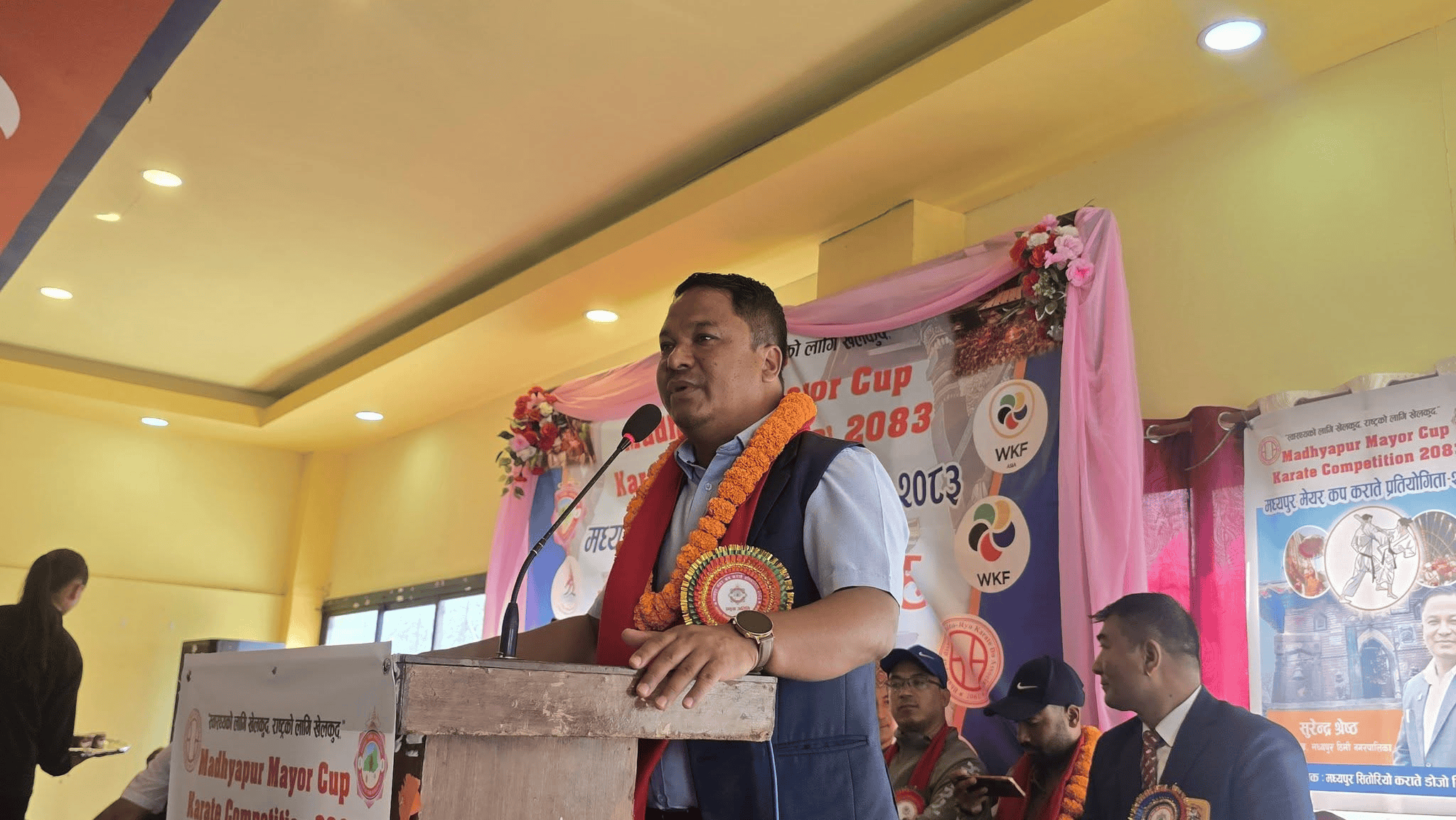 मध्यपुर मेयर कप कराते प्रतियोगिता–२०८३ को उद्घाटन