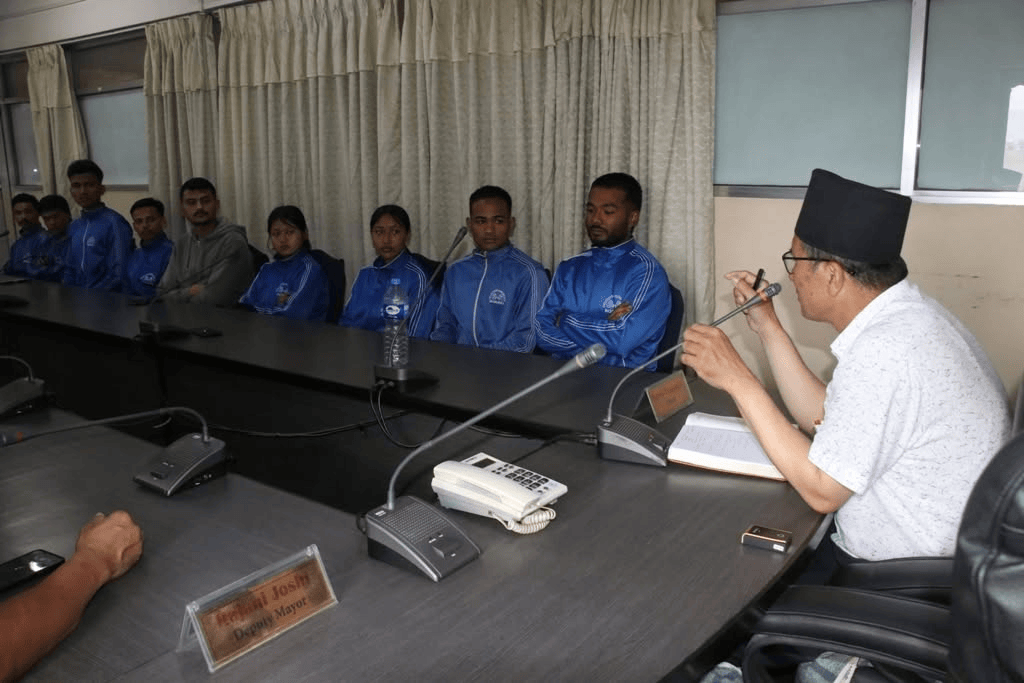बक्सिङ खेलाडीहरुलाई शुभकामना तथा मार्गनिर्देशन