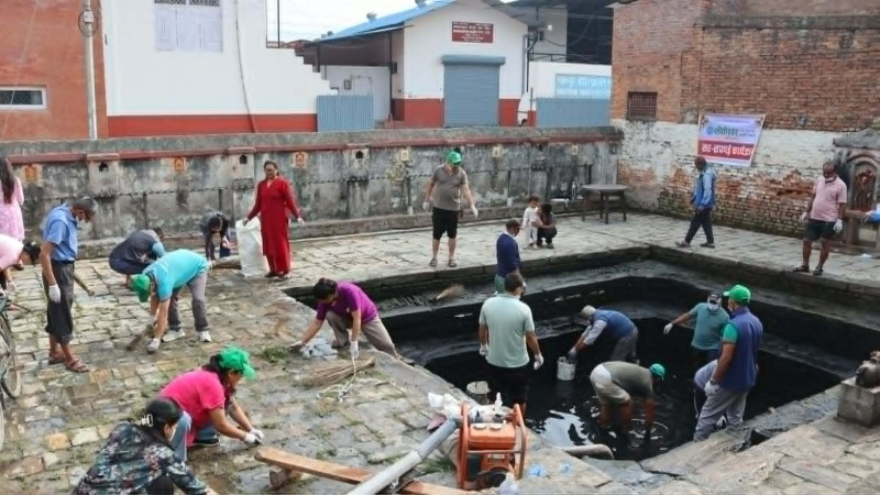 लोकेश्वर साकोसबाट सरसफाई कार्यक्रम सम्पन्न 