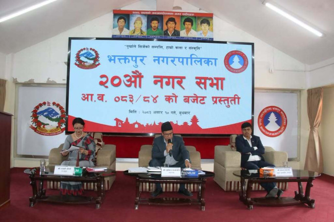 भक्तपुर नगरपालिकाको बजेट रु. २ अर्ब ५५ करोड