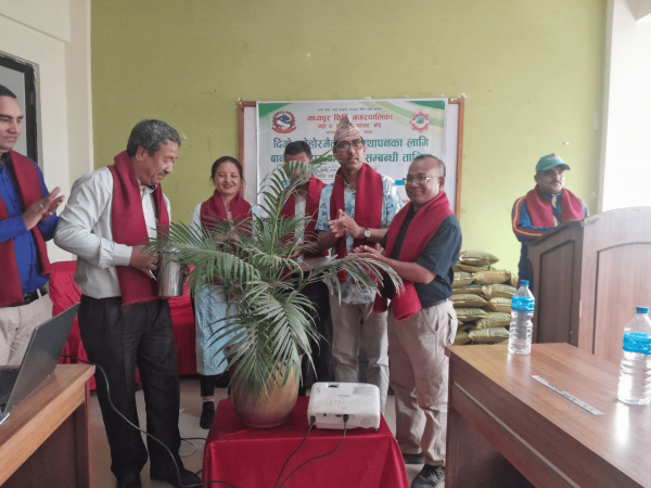 मध्यपुर ८ मा दिगो फोहर व्यवस्थापन सम्बन्धी तीनदिने तालिम सञ्चालन