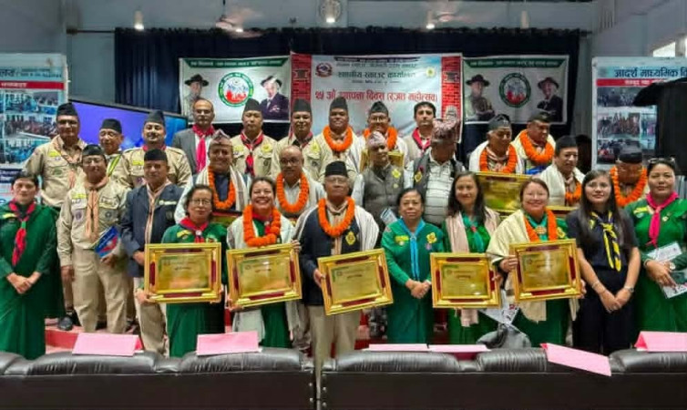 मध्यपुर स्काउटकाे रजत महाेत्सव सम्पन्न
