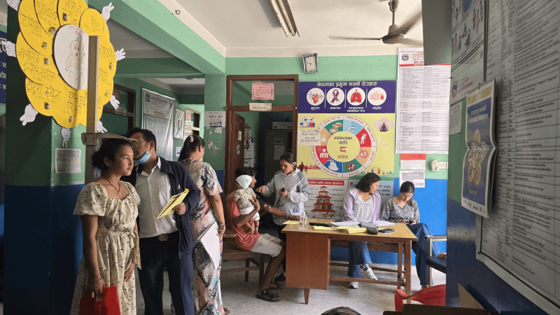 वोदेमा निःशुल्क प्रजनन स्वास्थ्य तथा नसर्ने रोग परीक्षण शिविर