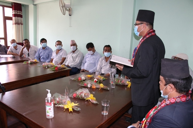 नगर प्रमुख प्रजापतिद्वारा सुकुन्दा साकोसको कृषि सेवा शुभारम्भ