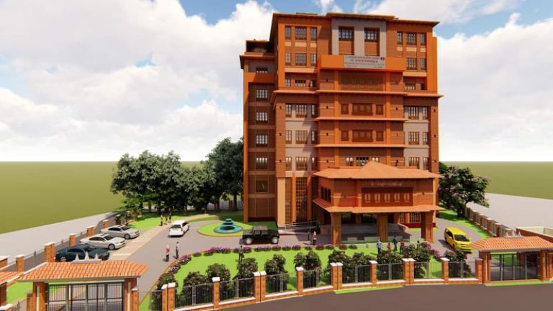 काठमाडौँ महानगरको भूमिगत तलासहितको ८ तले भवन शिलान्यास 