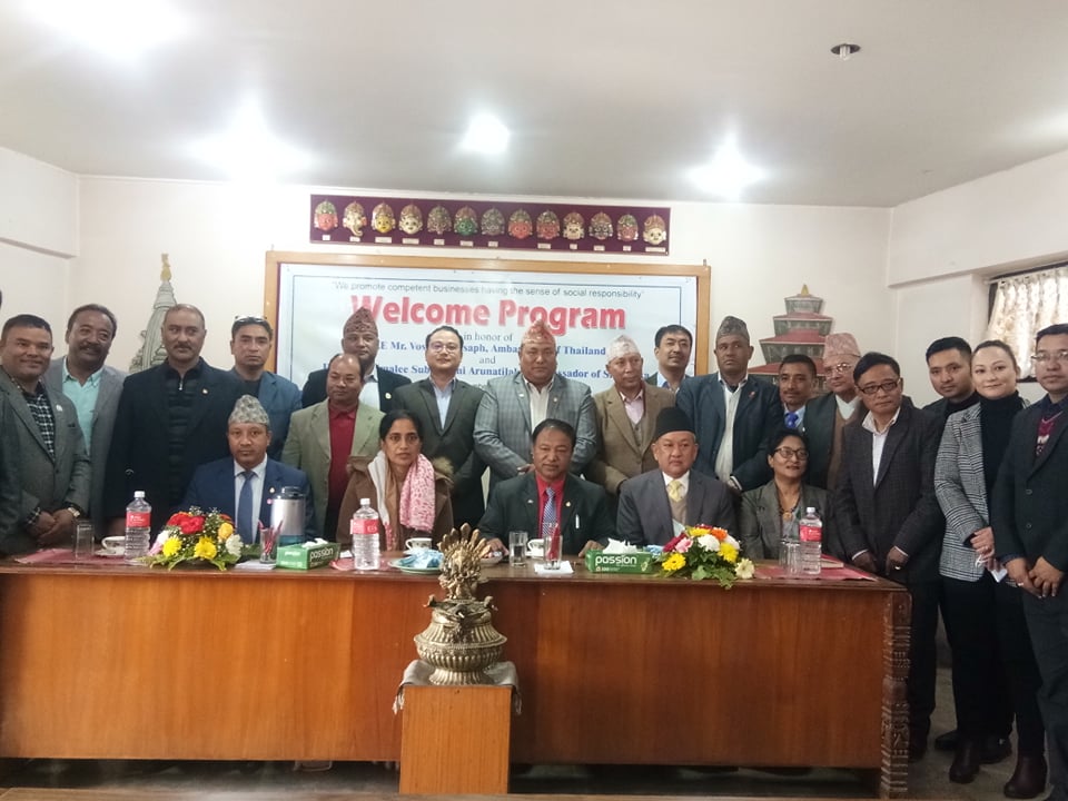 भक्तपुर उद्योग वाणिज्य संघमा दुई देशका राजदूतहरुलाई स्वागत