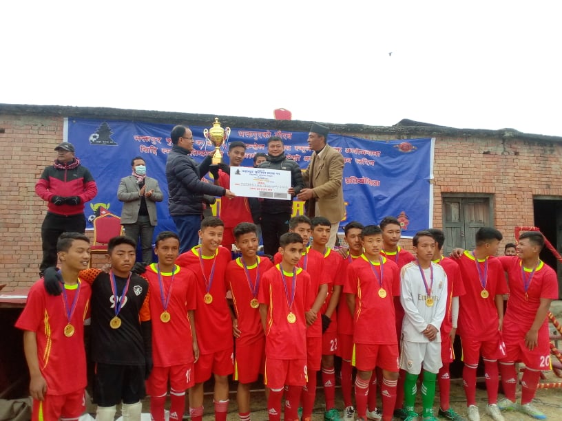 भक्तपुर कप फुटबलको उपाधि मदरल्याण्डको पोल्टामा 