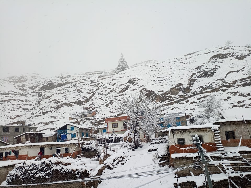 जुम्लामा तेस्रो पटक हिमपात (फोटो फिचरसहित)