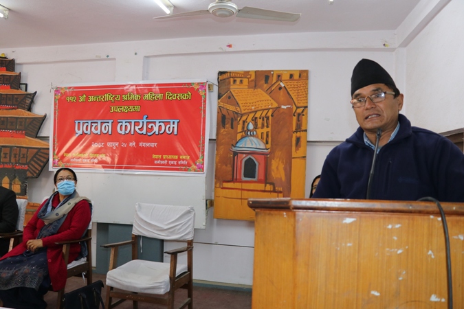 वागीश्वरीमा ११२ औं अन्तर्राष्ट्रिय श्रमिक महिला दिवस मनाइयो