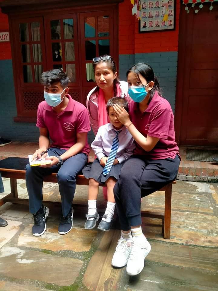 बाल विकास स्कूलमा भयो दुईदिने आँंखा शिविर