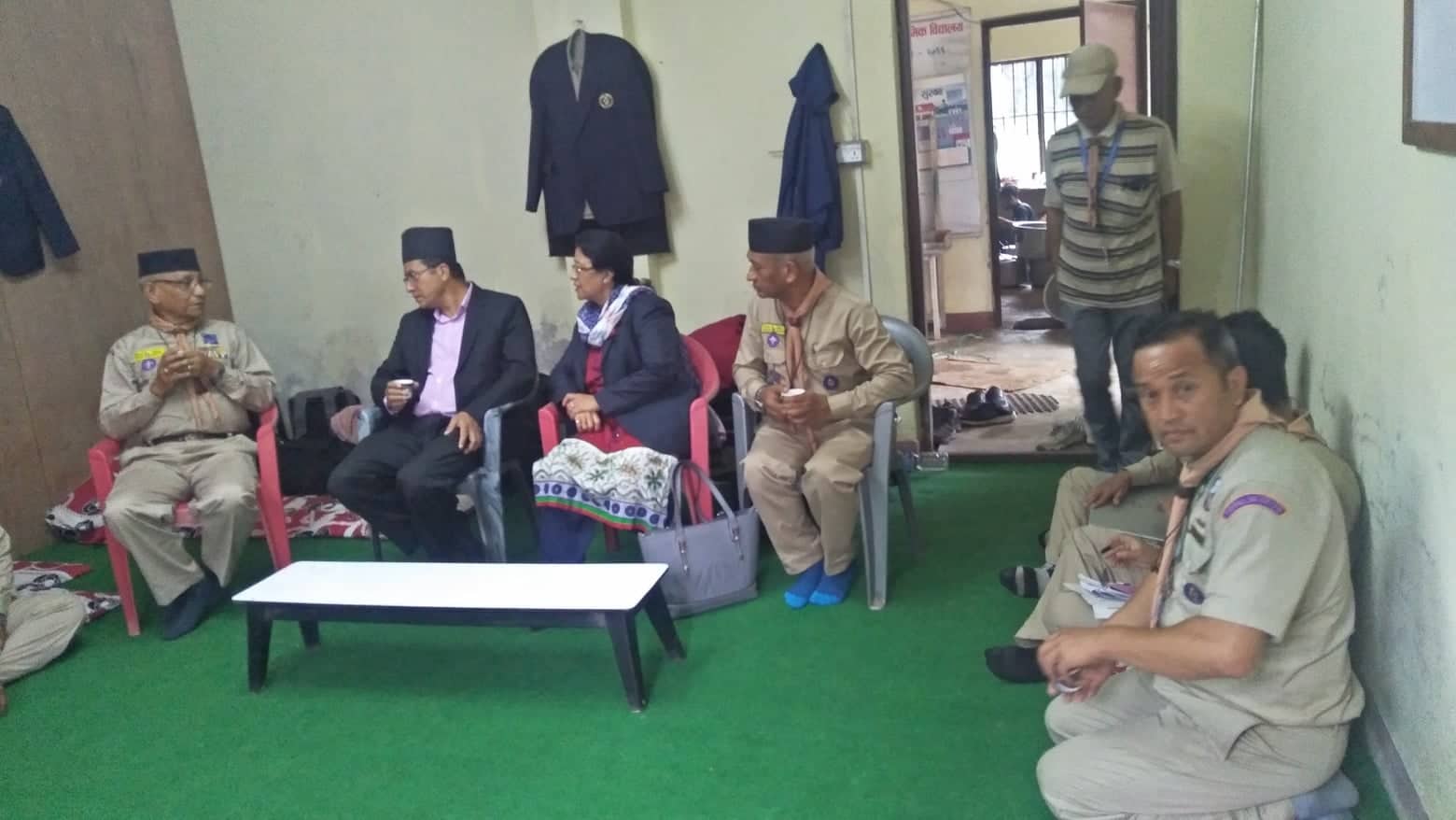 स्काउट एडभान्स तालिमको निरिक्षण
