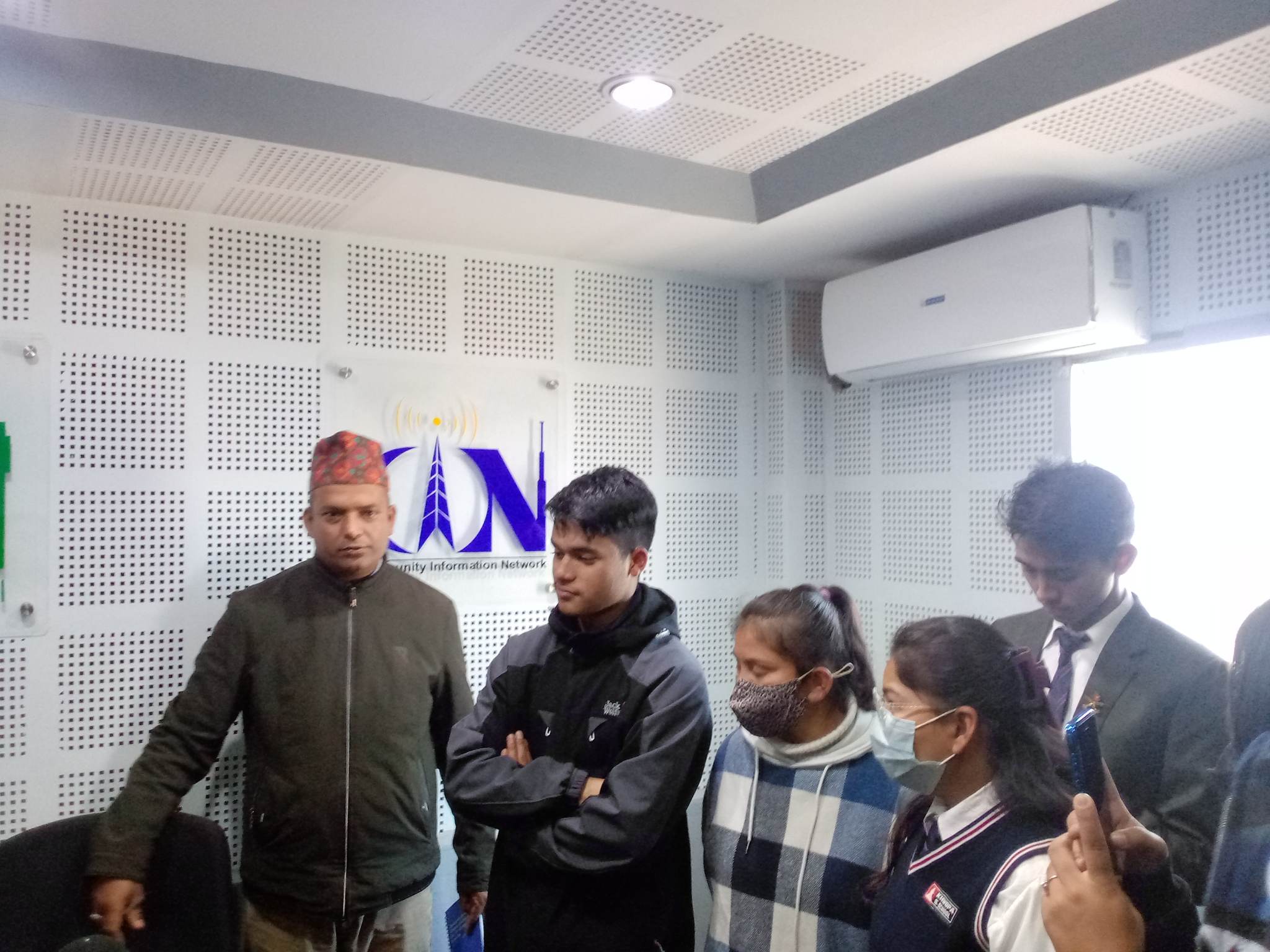 भक्तपुरको ख्व्पका पत्रकारिताका विद्यार्थी अकुराबमा 