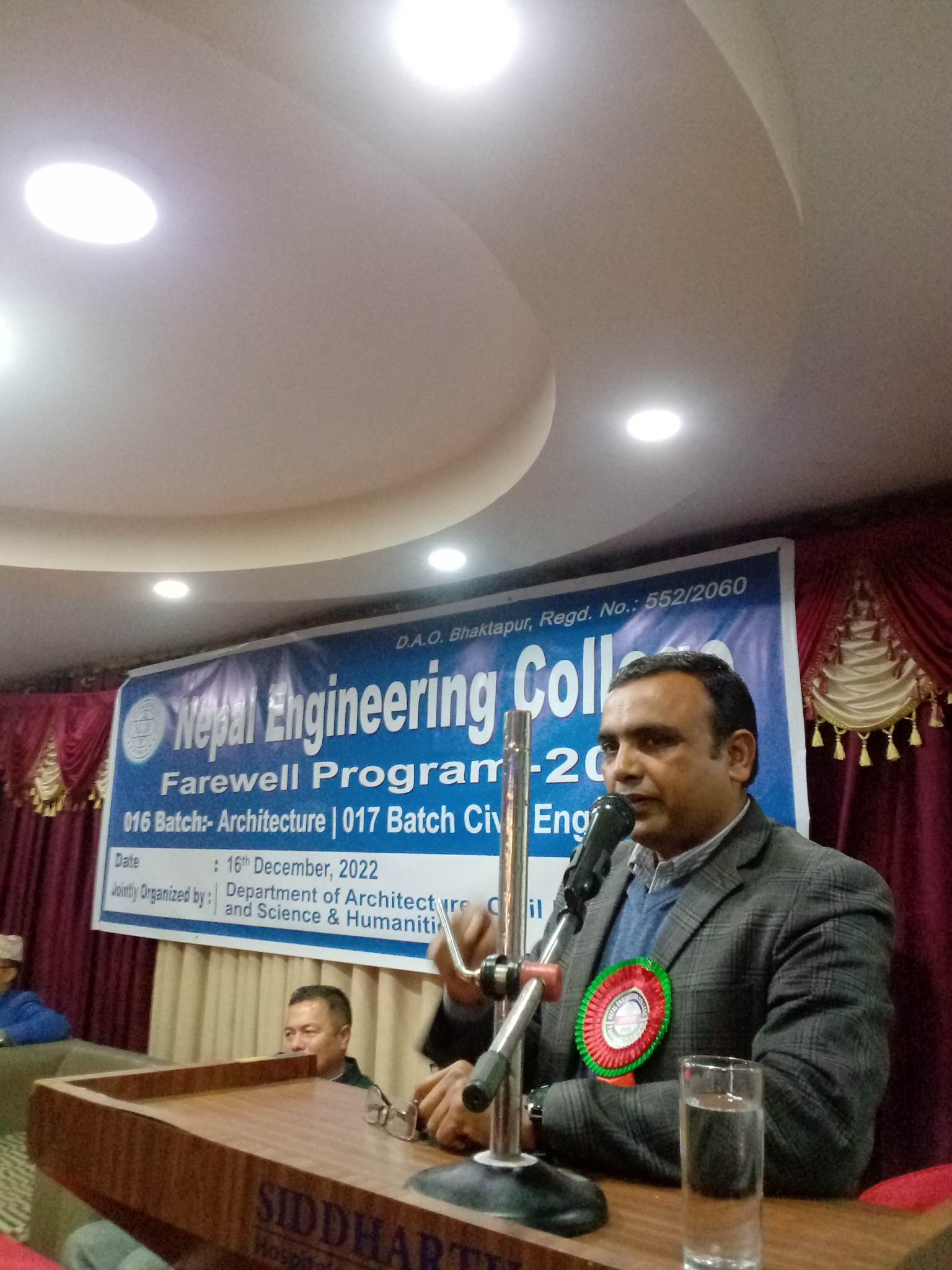 नेकले गरयो सिभिल र आर्किटेक्टका विद्यार्थीलाई विदाई  