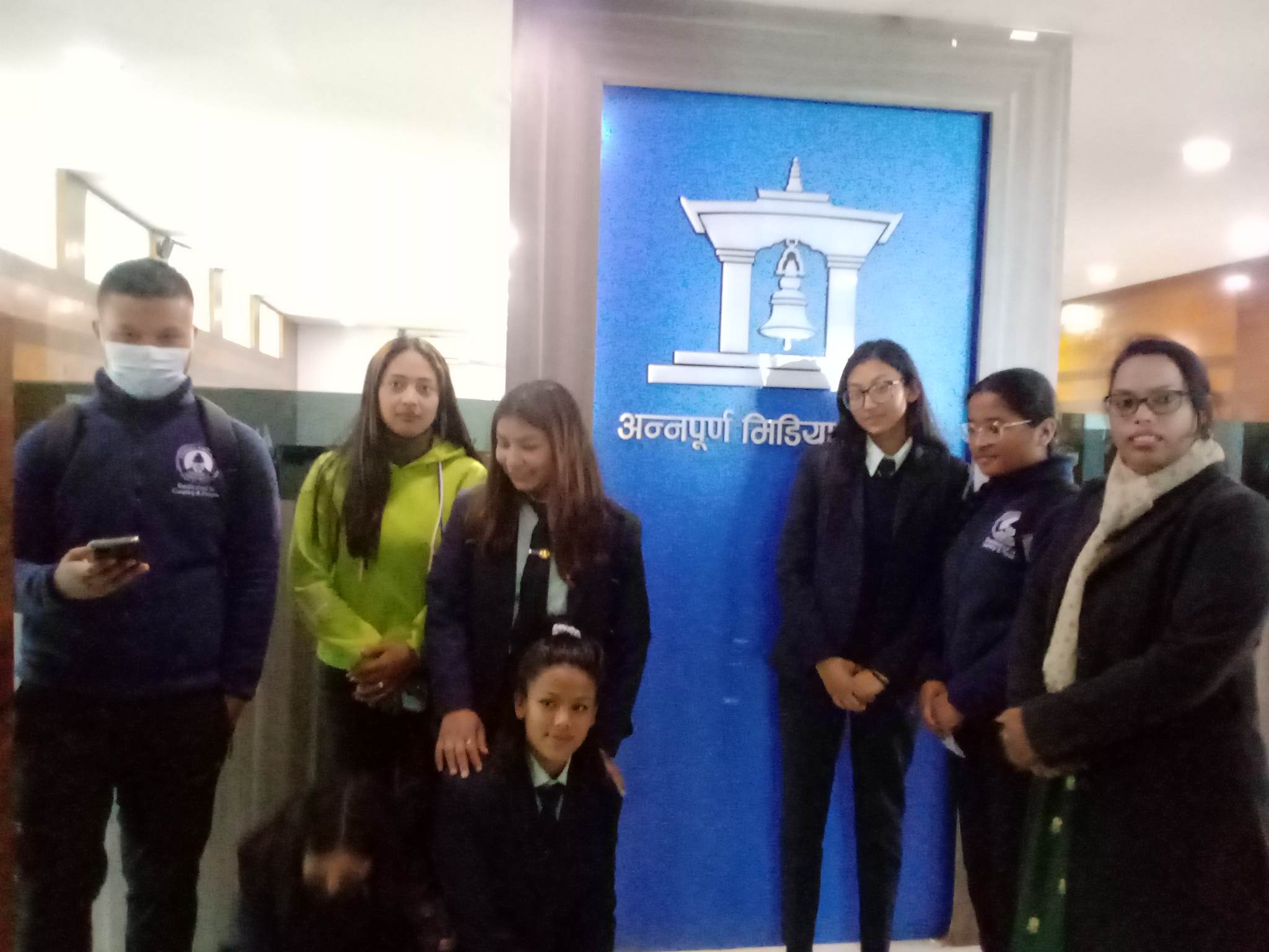 ख्वप कलेजका पत्रकारिताका विद्यार्थी अन्नपूर्णमा