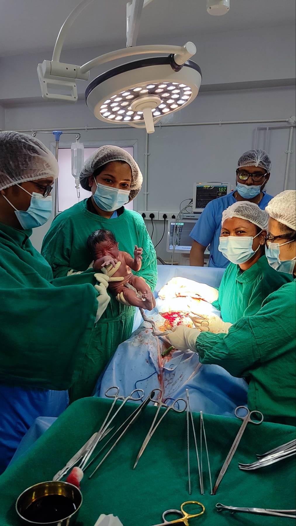 ख्वप अस्पतालमा शल्यक्रियाबाट पहिलो प्रसुती सेवा 