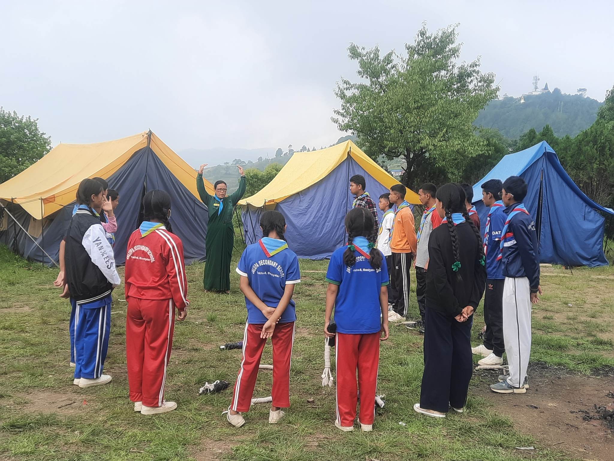 ७ वटा सामुदायिक तथा  ४ वटा प्राइभेट विद्यालयका विद्यार्थीहरुको एकै पटक तालिम क्याम्प सम्पन्न