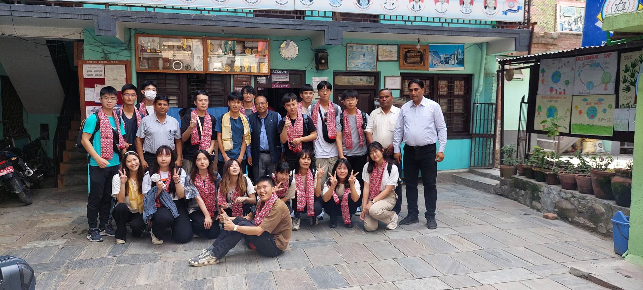 विनायकमा ताइवानी स्वयंसेवक शिक्षक-शिक्षिकाहरूको स्वागत