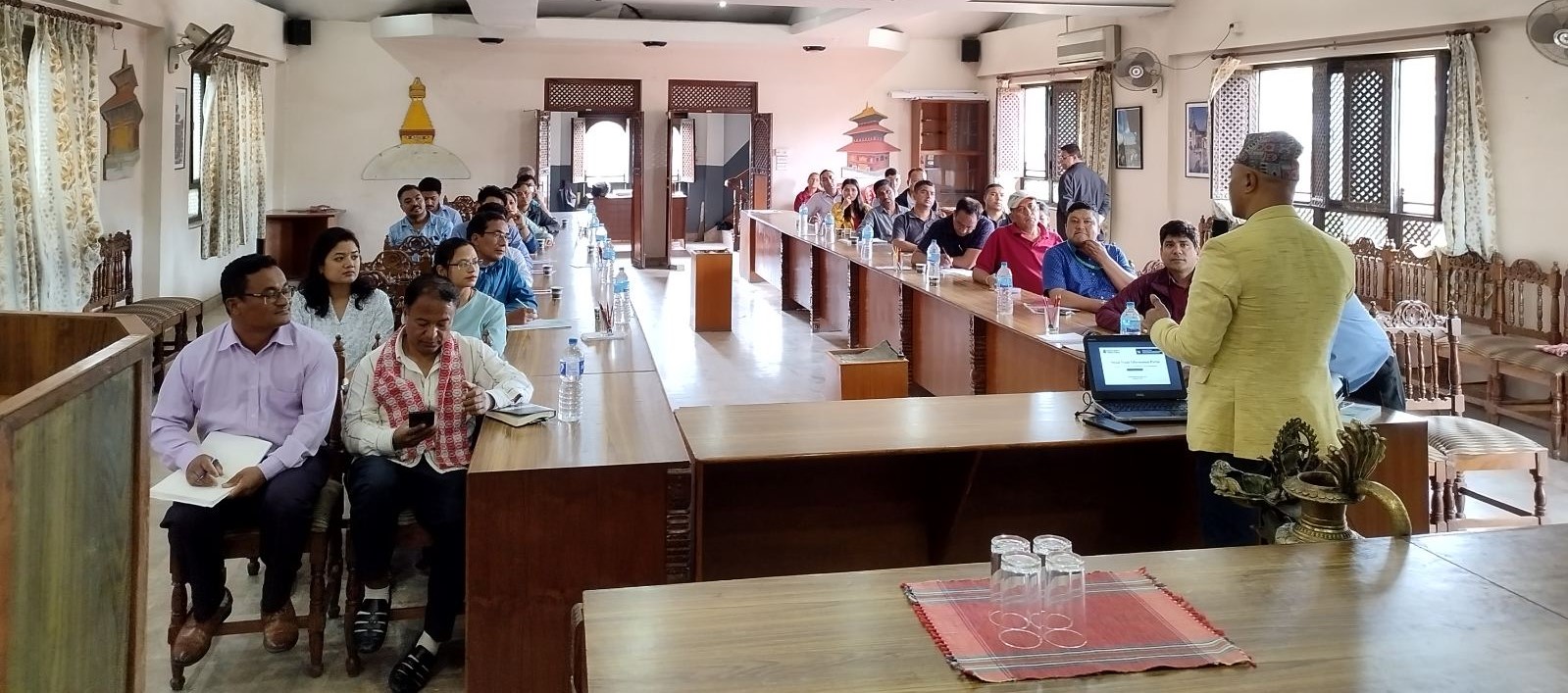 भक्तपुरमा नेपाल व्यापार सूचना पोर्टलबारे अभिमुखीकरण