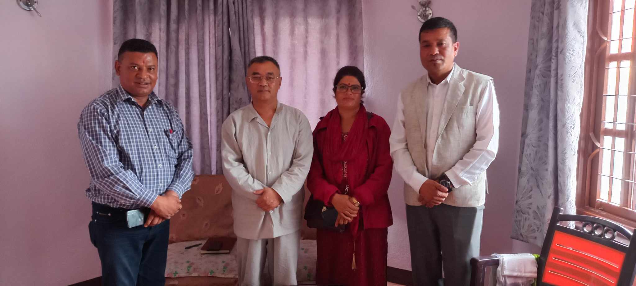 कृषि मन्त्रीसँग लम्पी स्किन पीडित किसानलाई राहत माग गर्दै 