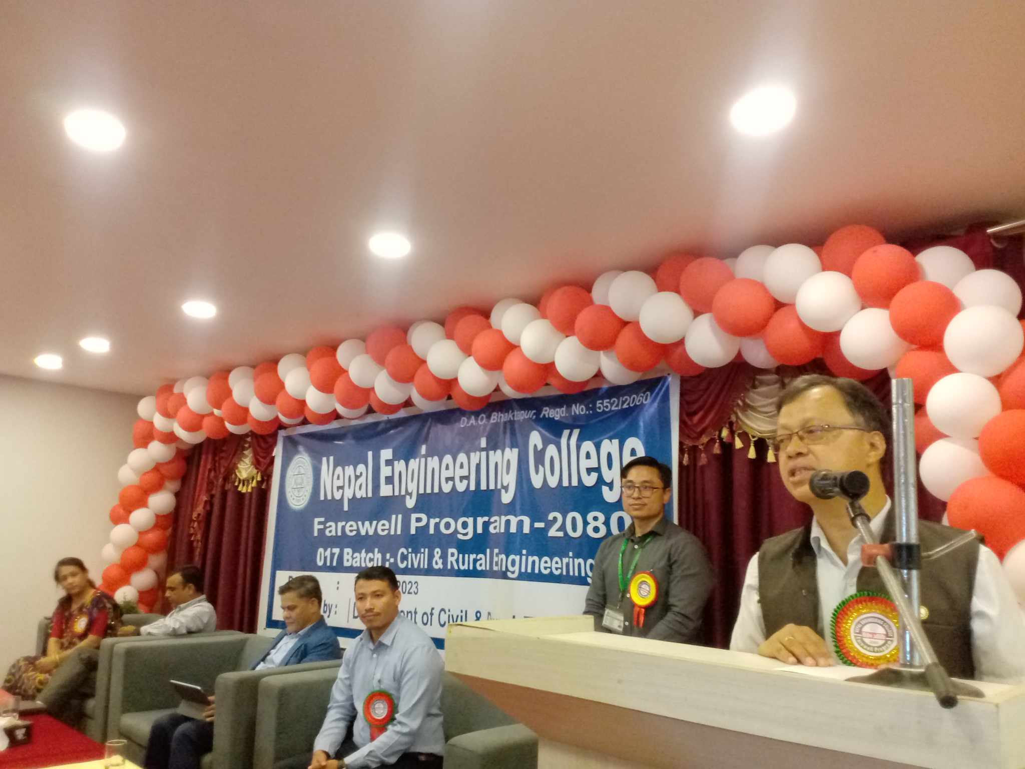 विदाई भए नेकका ४८ नव इन्जिनियर विद्यार्थी