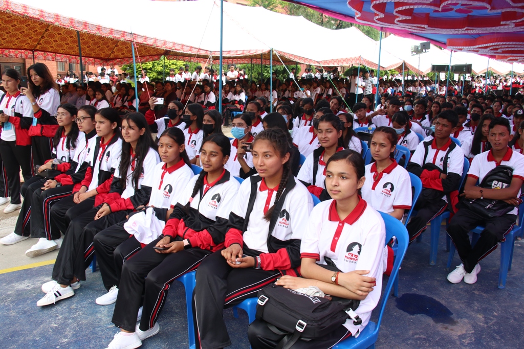 ख्वप माविका नवआगन्तुक विद्यार्थीहरुलाई स्वागत