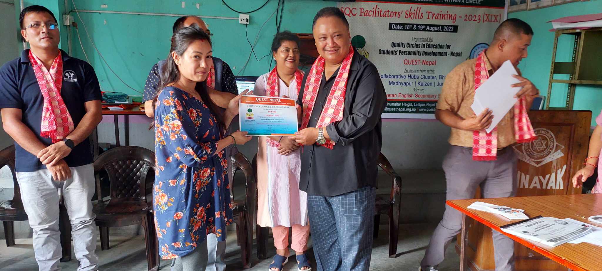 विनायकमा २ दिने SQC तालिम