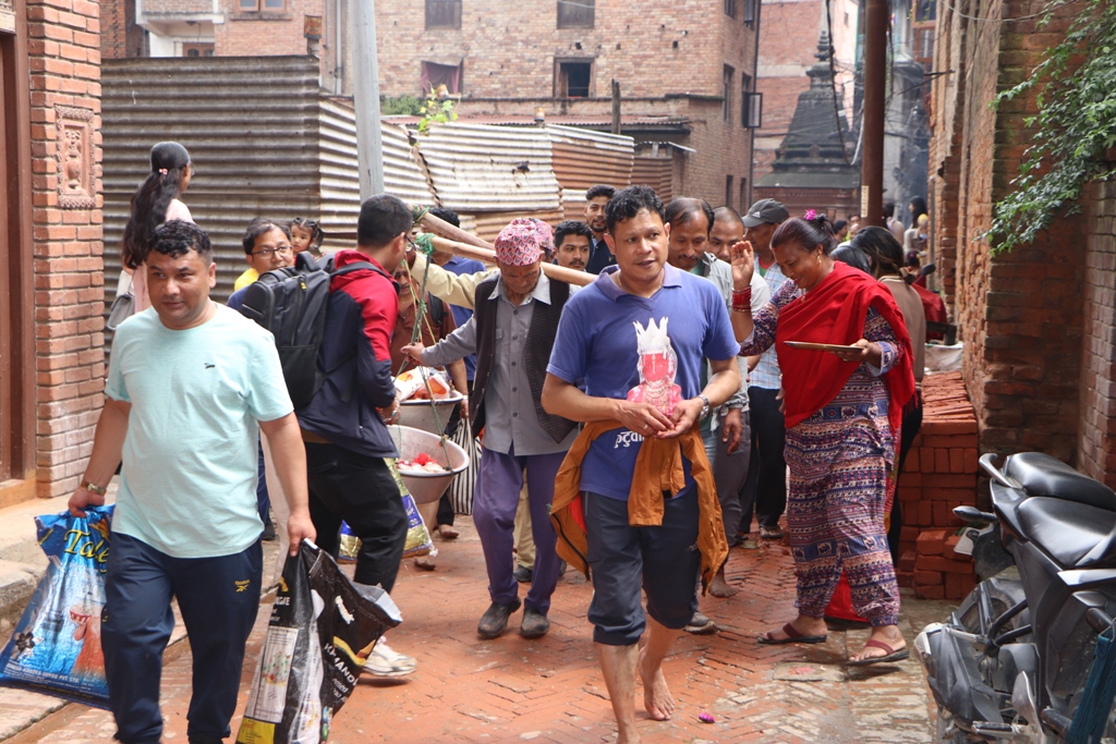 भक्तपुरको पञ्चदान पर्वको फोटो फिचर