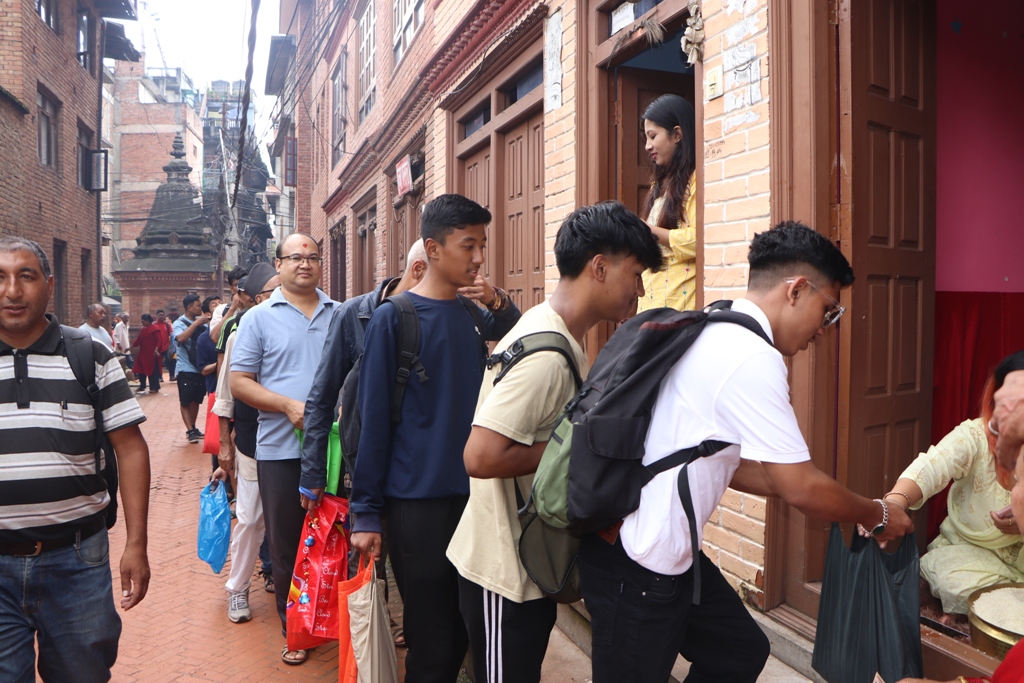 भक्तपुरको पञ्चदान पर्वको फोटो फिचर