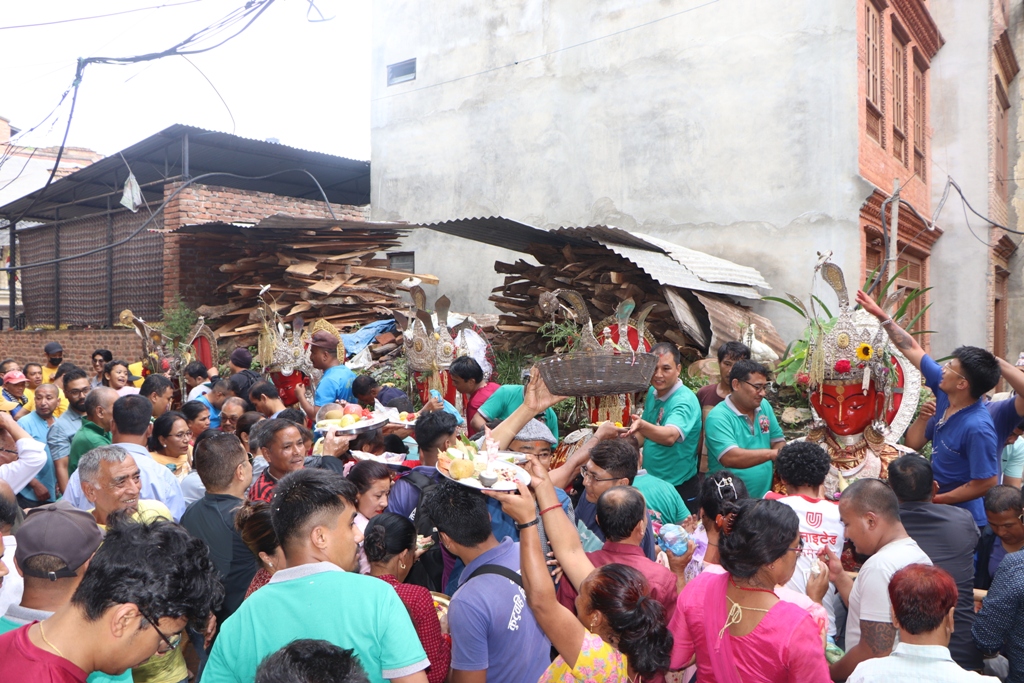 भक्तपुरको पञ्चदान पर्वको फोटो फिचर