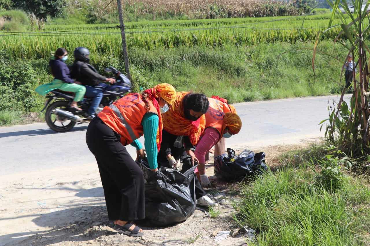 ताथलीमा गरियो सरसफाई अभियान फोटो फिचर