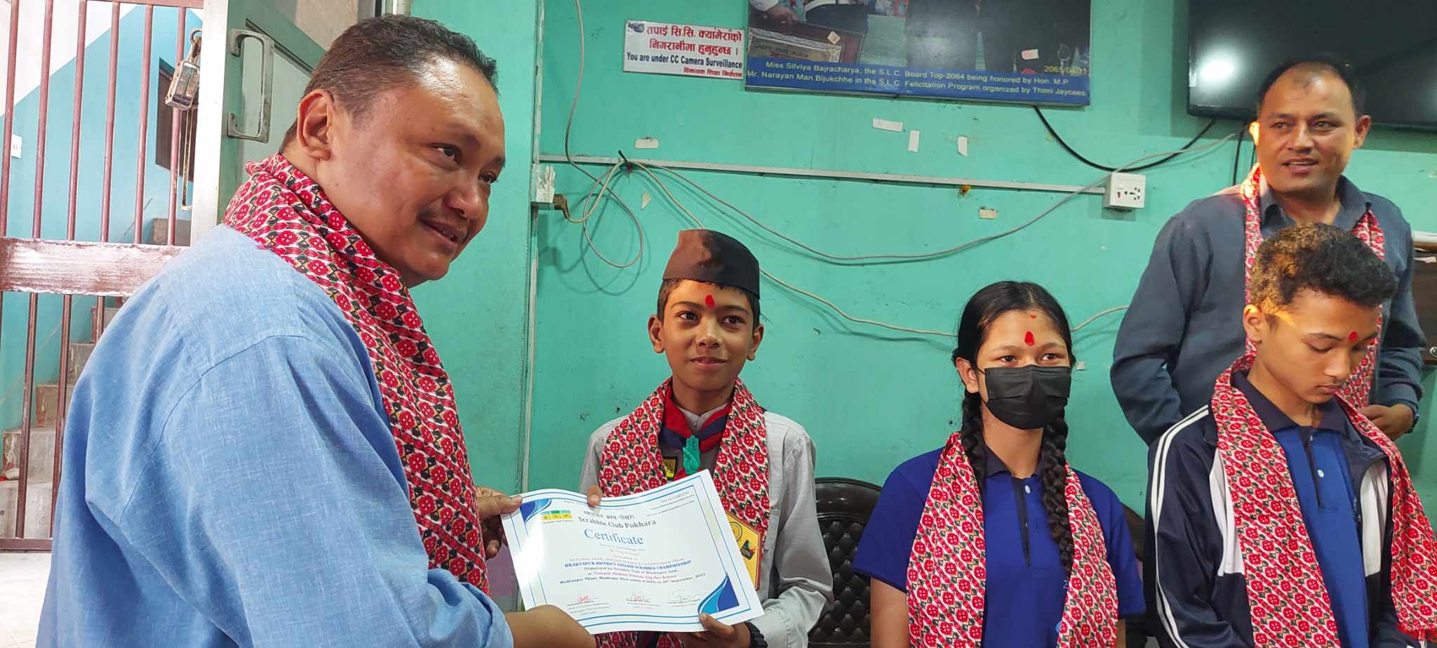 जिल्लाब्यापि स्त्क्य्रावल च्याम्पियनसीपमा विनायकको सफलता