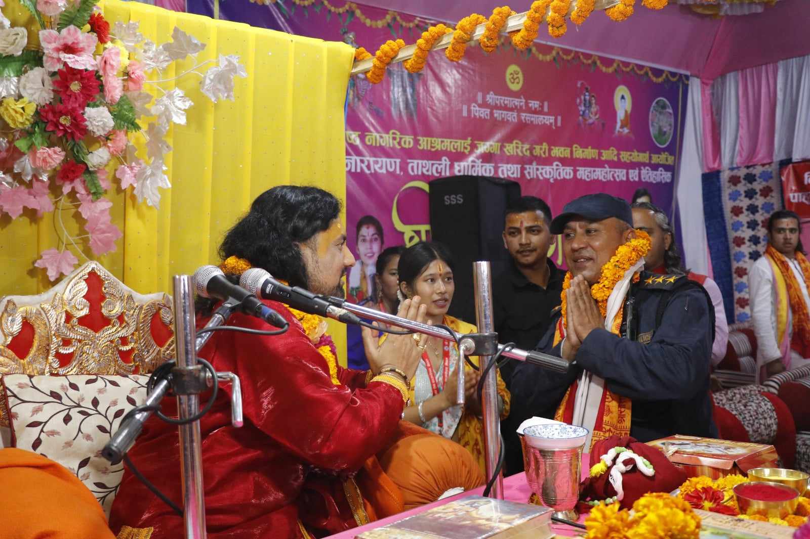 ताथलीको श्रीमद्भागवत् भव्यताकासाथ चल्दै (फोटो फिचर)