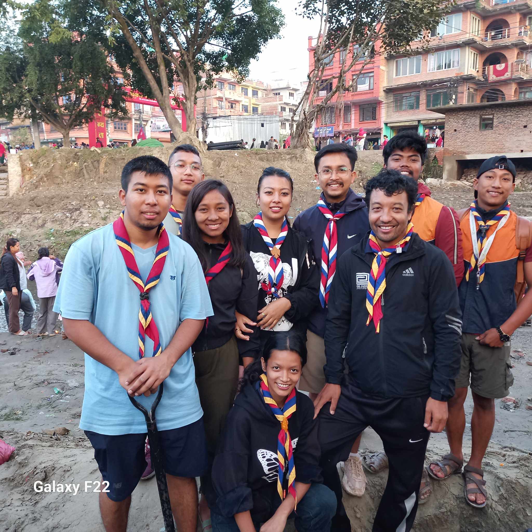 पाँंगो माटो लिन सहयोगको लागि ब्रम्हायणी सय स्काउटहरु परिचालन