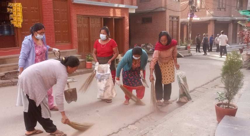 लिवाली ईन्जिनियरिङ चोक लाँपु ग्वाहालीमा गरियो सरसफाई, साँंझ दीपावली हुने
