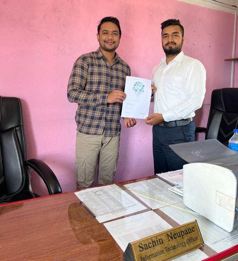 हाम्रो चाँंगु एप हस्तान्तरण