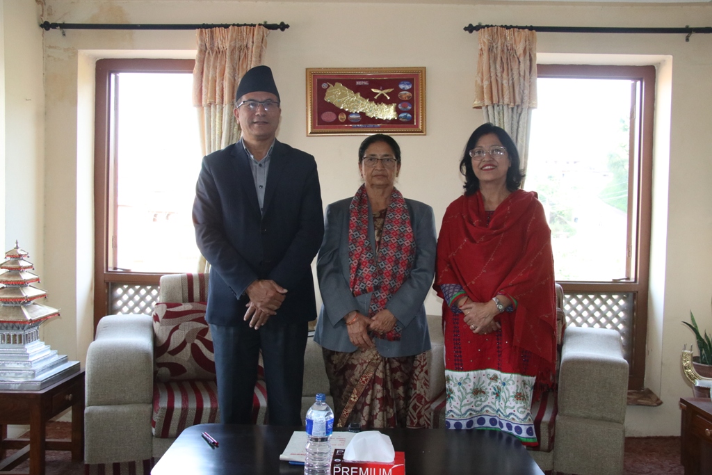 राष्ट्रिय सभा उपाध्यक्ष अर्याल भक्तपुर भ्रमणमा 