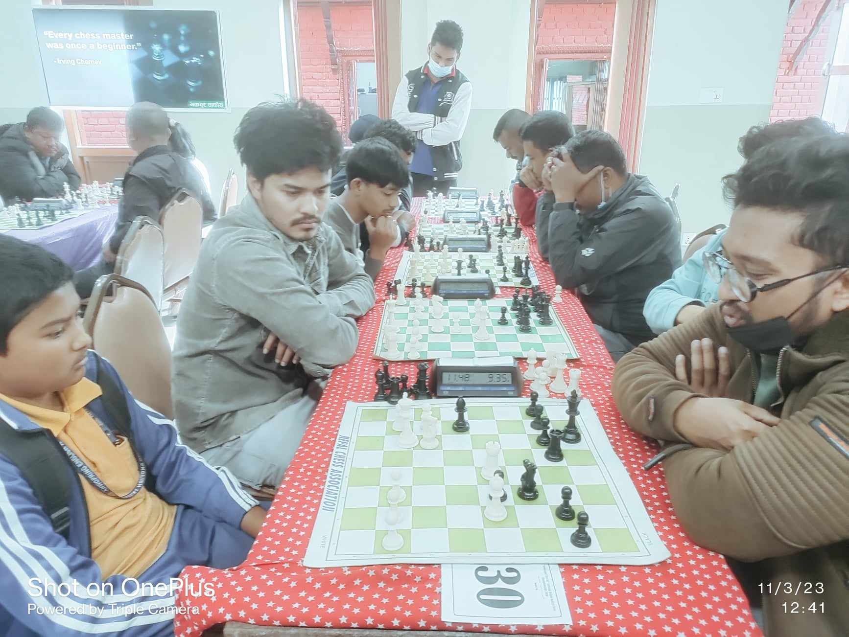 भक्तपुर साकोस रापिड नेसनल चेस च्याम्पियनशीपमा रुपेश जैसवालको अग्रता