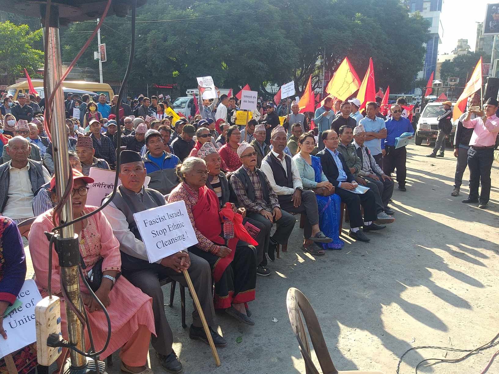 न्यायप्रेमी वीर प्यालेस्टाइनी जनता जिन्दावाद (फोटो फिचर)