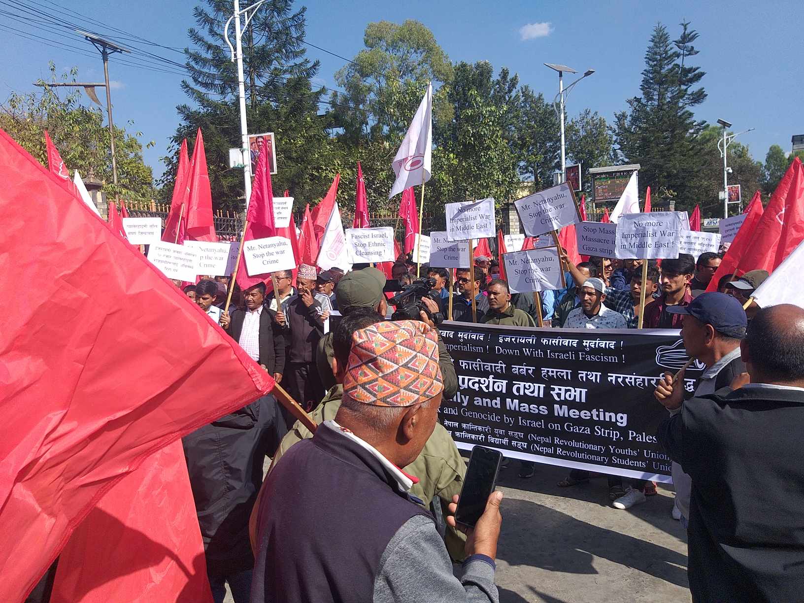 न्यायप्रेमी वीर प्यालेस्टाइनी जनता जिन्दावाद (फोटो फिचर)