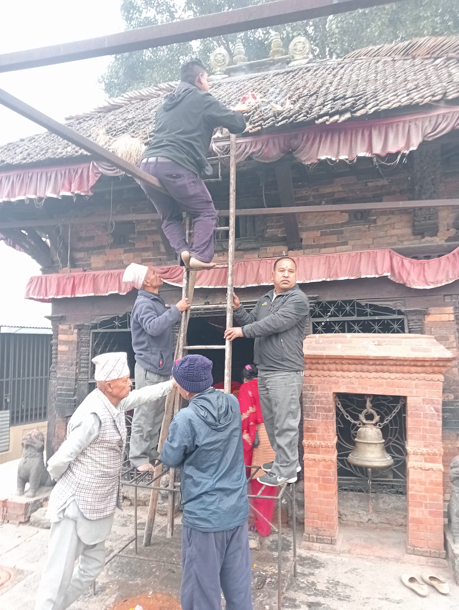 भीमसेनस्थान दुगुद्यको पुनः निर्माण सुरु ः सहयोगको आह्वान