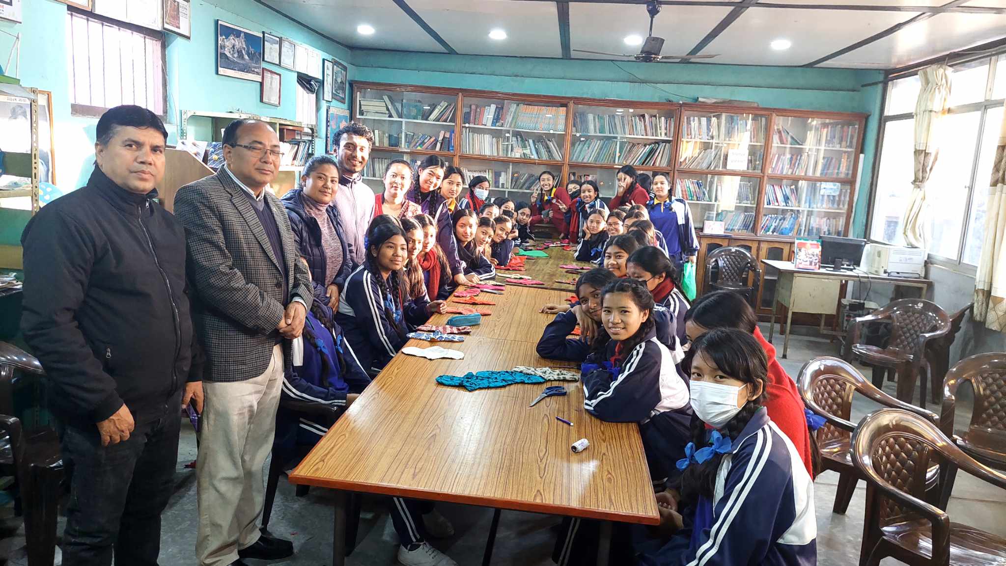 विनायकमा सेनेटरी सेफ्टी प्याड निर्माणसम्बन्धी तालिम 