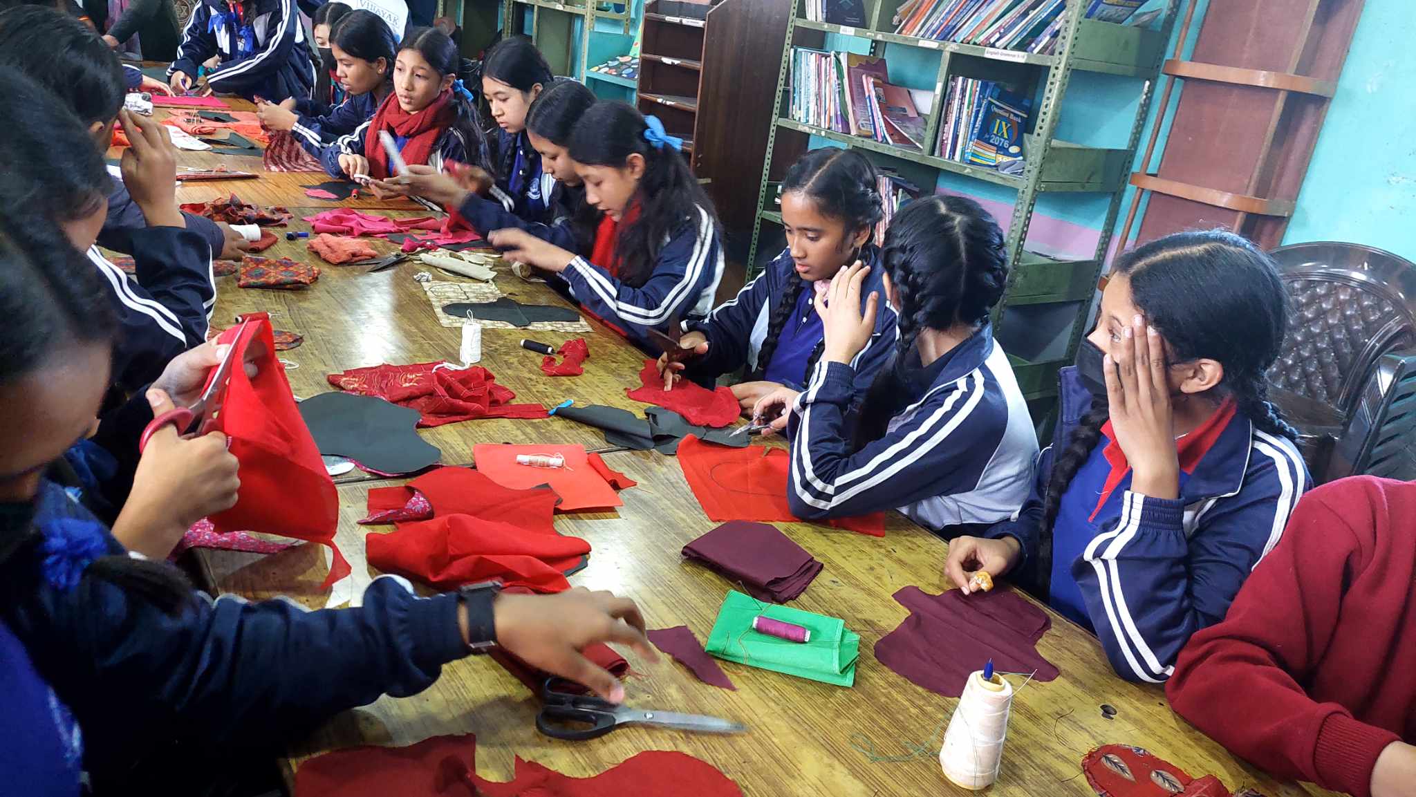 विनायकमा सेनेटरी सेफ्टी प्याड निर्माणसम्बन्धी तालिम 