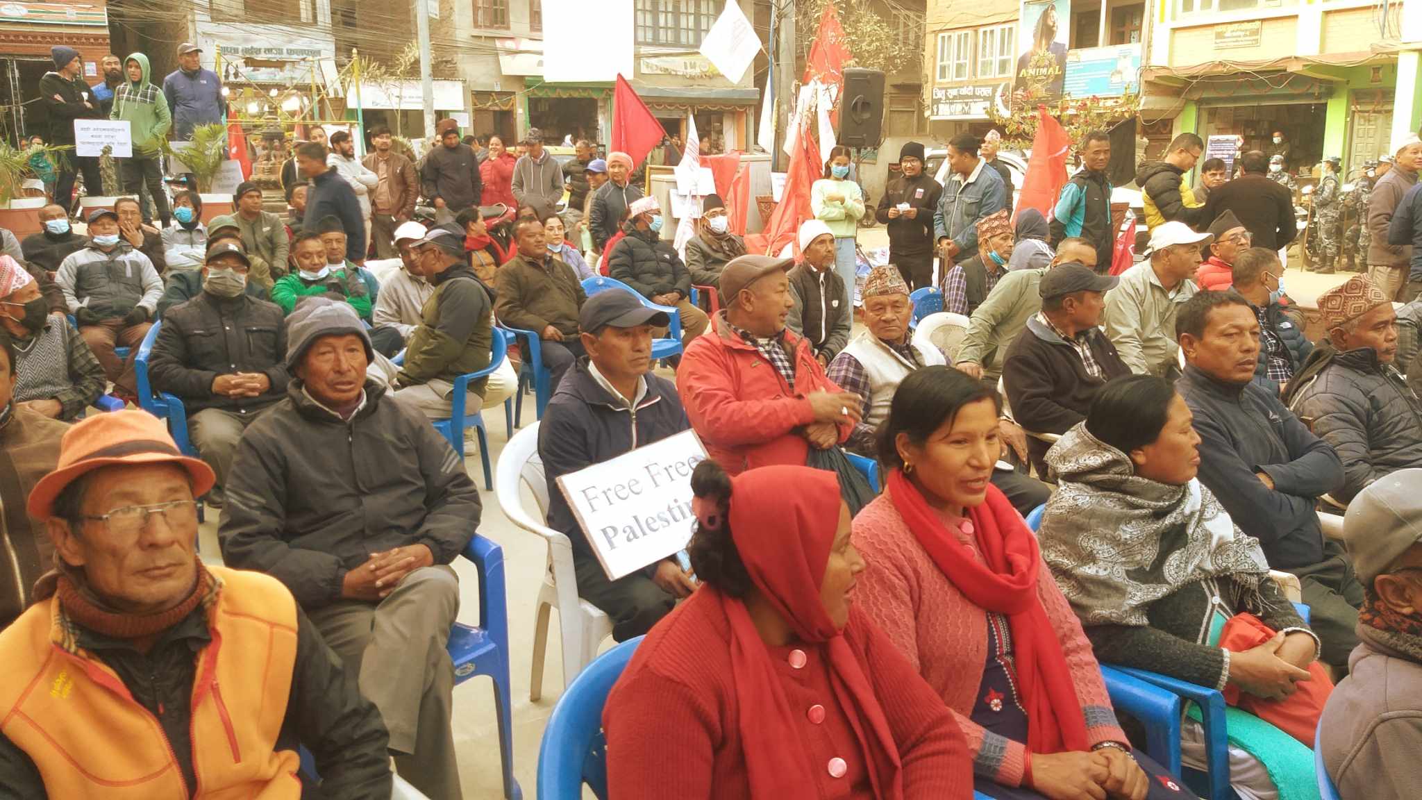 कीर्तिपुरमा भएको विरोध सभा तथा जुलुशको फोटो कथा 