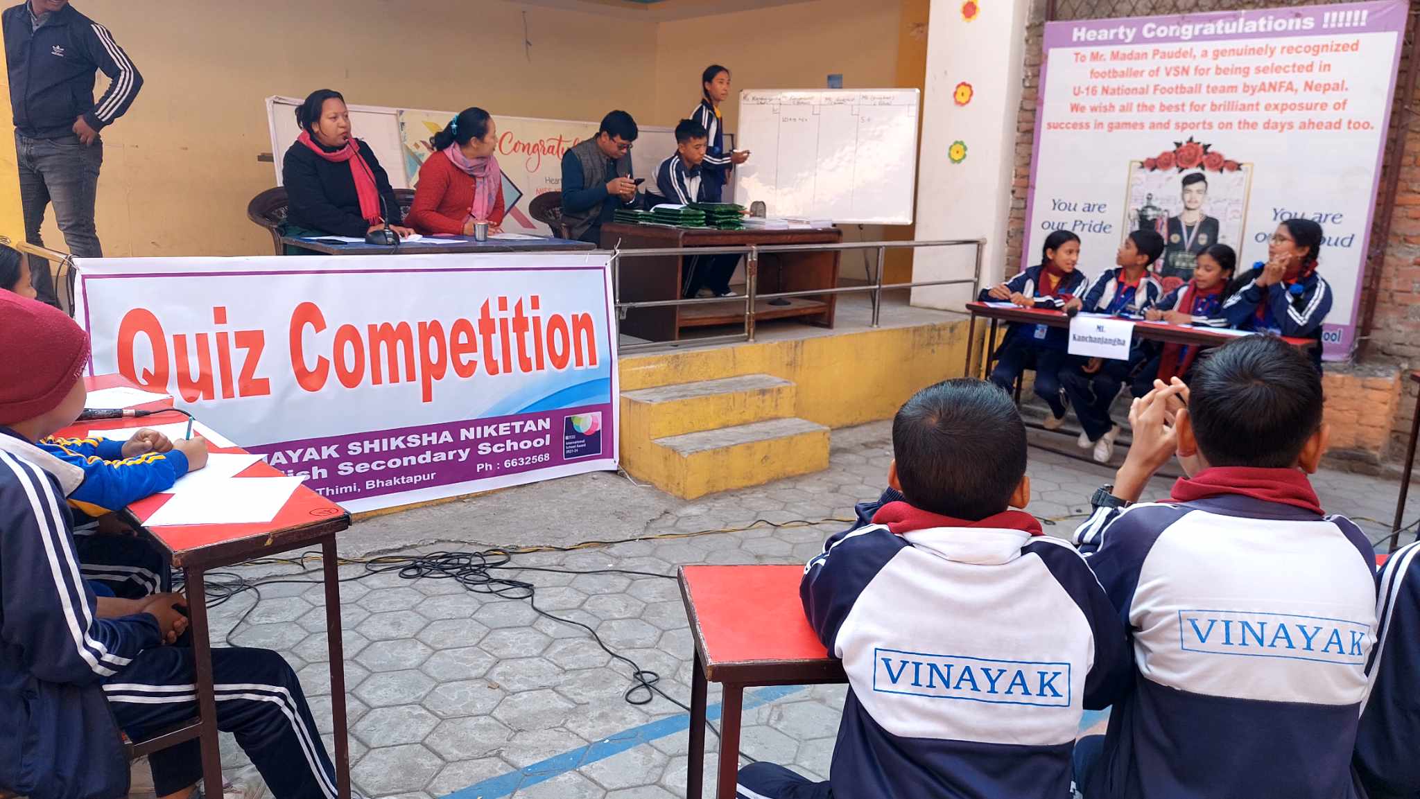 विनायक शिक्षा निकेतनमा हाजिरी जवाफ प्रतियोगिता