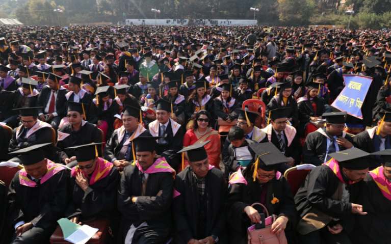 त्रिवि दिक्षान्त समारोह विश्व रेकर्ड बन्ने दाबी