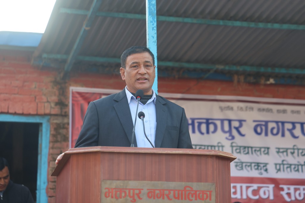 भक्तपुर नगरव्यापी विद्यालयस्तरीय राष्ट्रपति रनिग शिल्ड खेलकुद सुरु