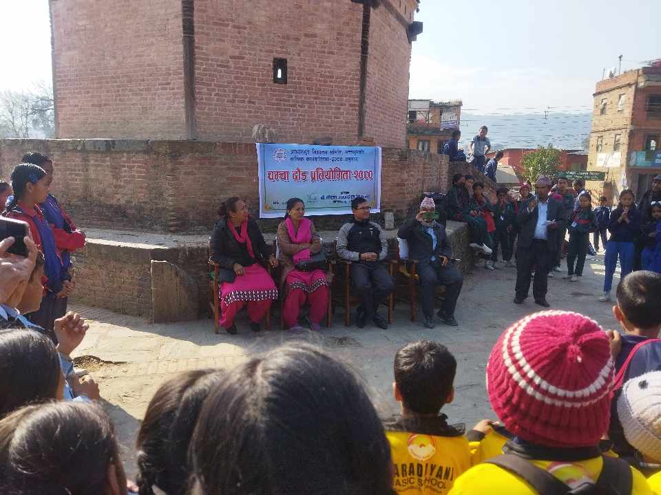 आधारभूत विद्यालय समितिस्तरीय चम्चा दौड प्रतियोगिता सम्पन्न