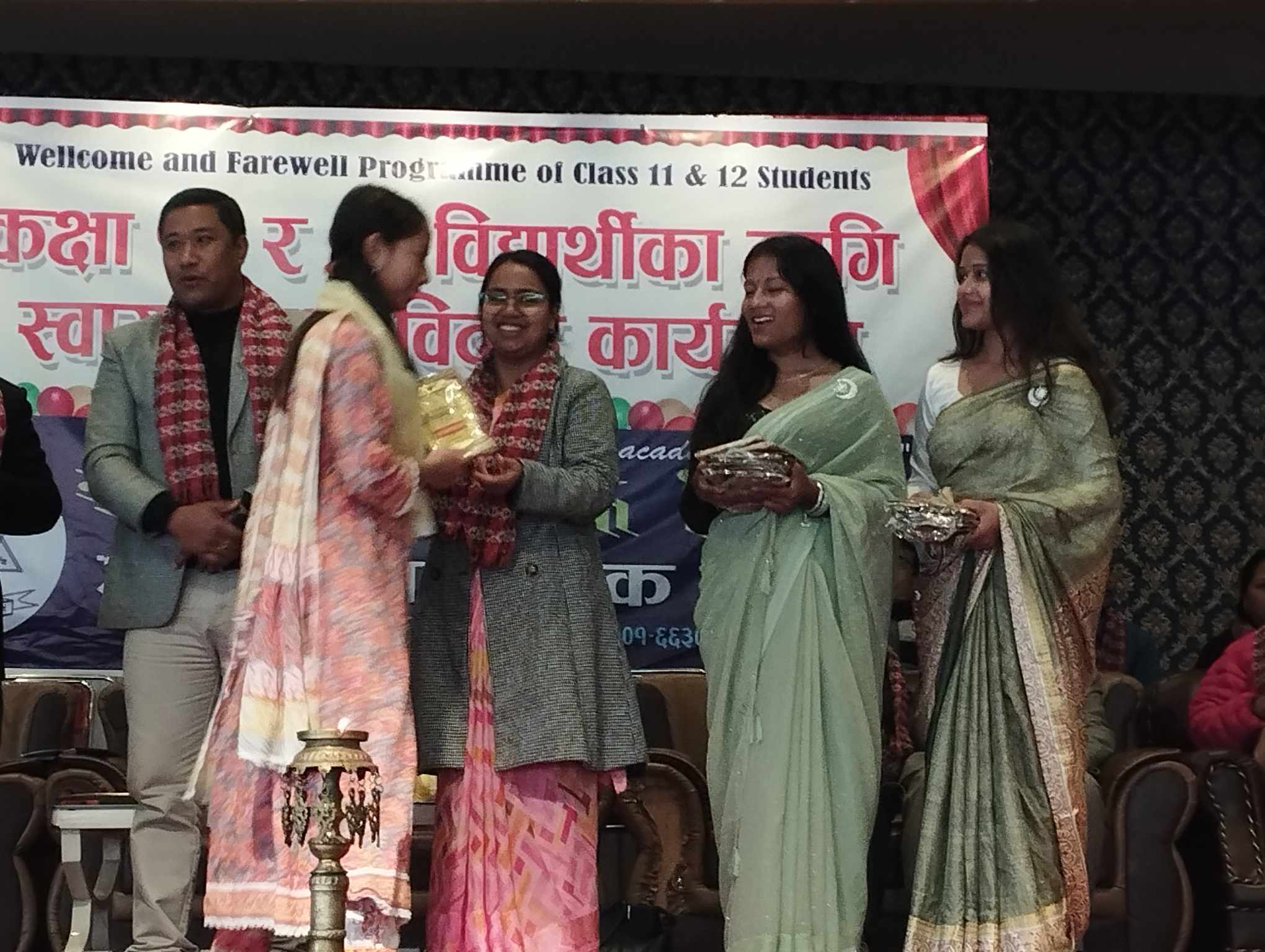 आदर्श मावि लाय्कुमा स्वागत र विदाई